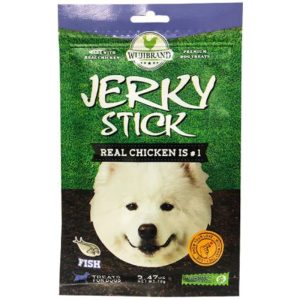Bánh thưởng cho chó dạng que vị cá WUJI Jerky Stick Fish Flavor