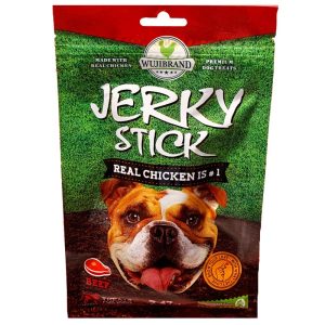 Bánh thưởng cho chó dạng que vị thịt bò WUJI Jerky Stick Beef Flavor