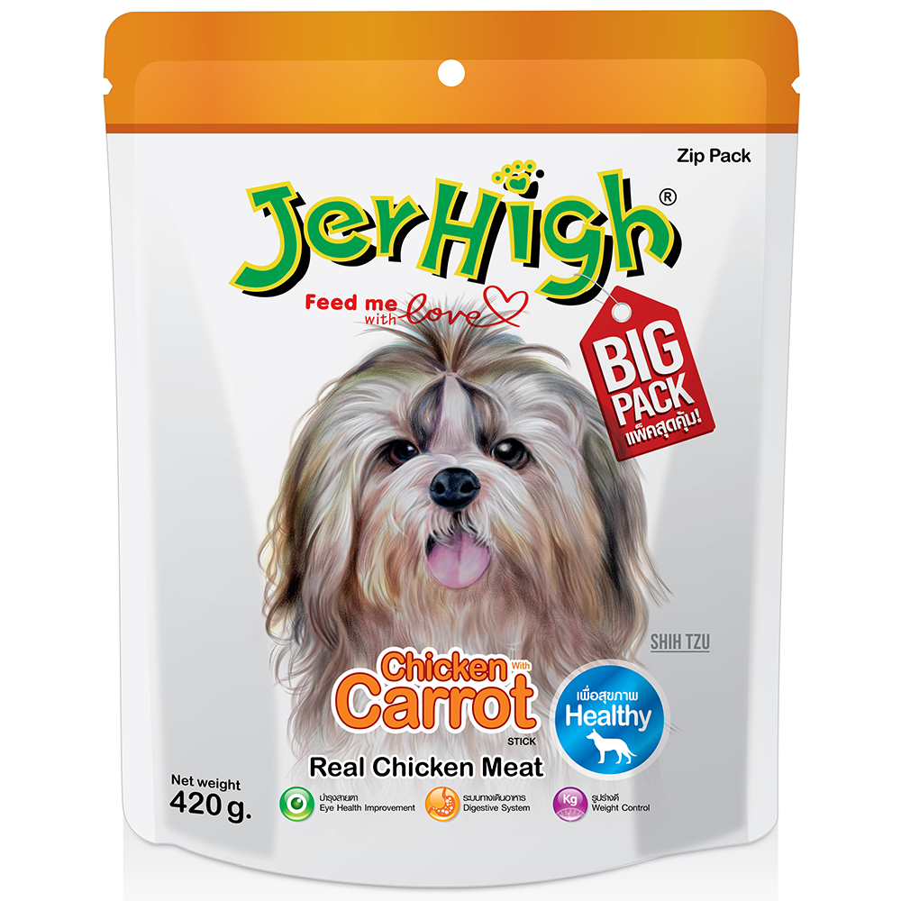 Bánh thưởng cho chó vị cà rốt JERHIGH Carrot Sticks