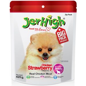 Bánh thưởng cho chó vị dâu tây JERHIGH Strawberry Sticks