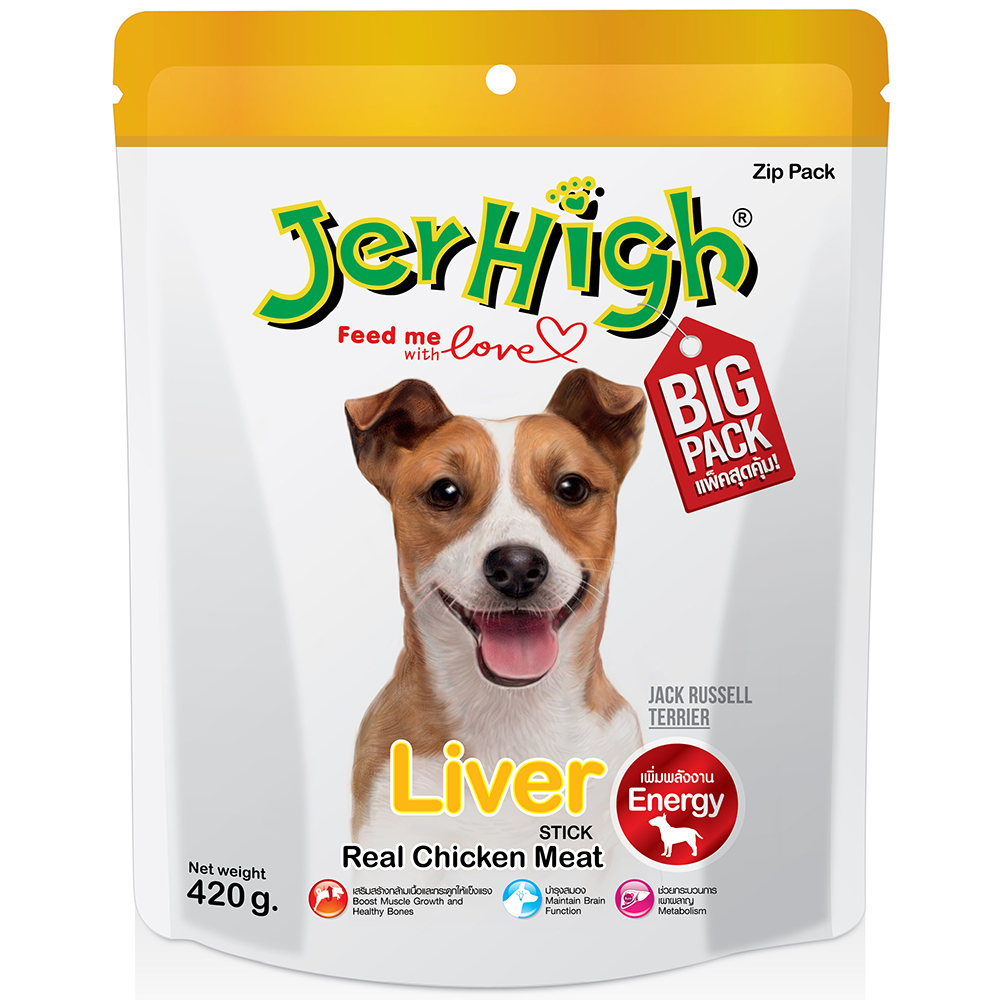 Bánh thưởng cho chó vị gan gà JERHIGH Liver Stick