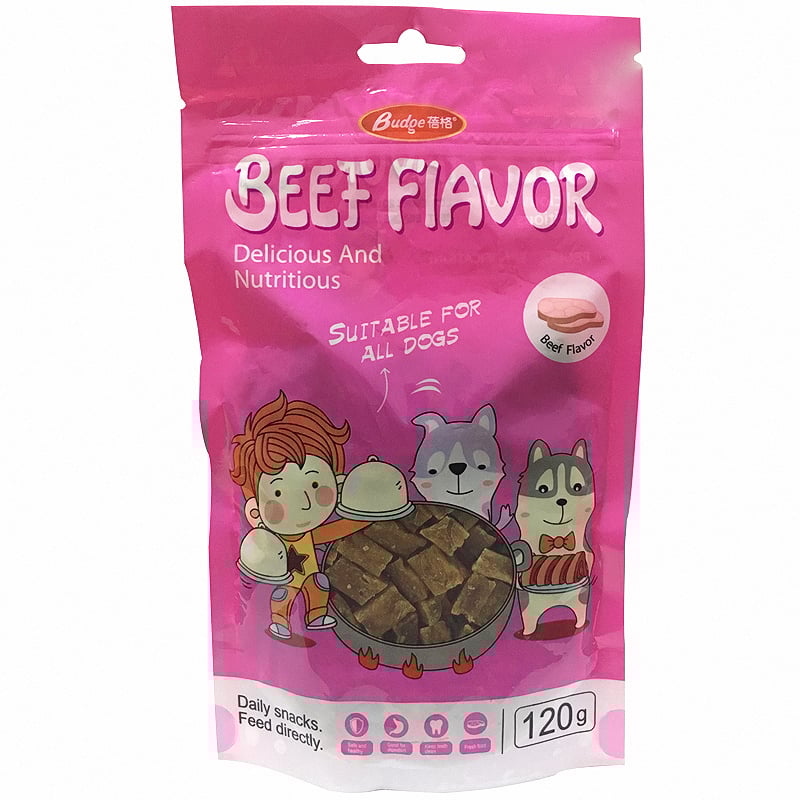 Bánh thưởng cho chó vị thịt bò Budge Beef Flavor