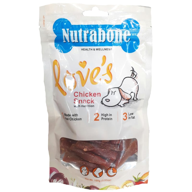 Bánh thưởng cho chó vị thịt gà NUTRABONE Chicken Snack 4