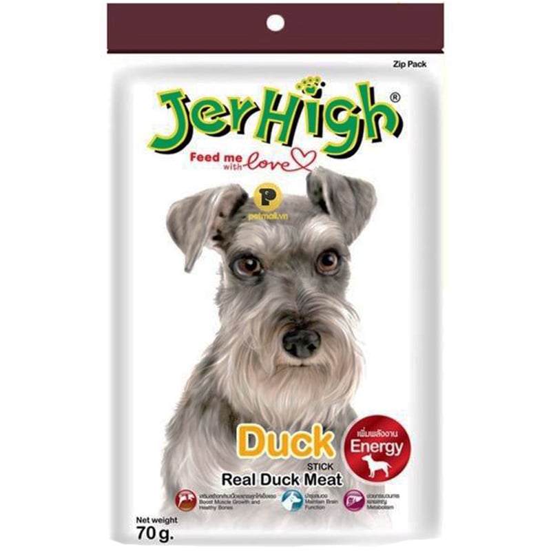 Bánh thưởng cho chó vị thịt vịt JERHIGH Duck Sticks