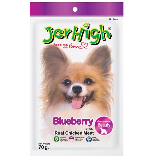 Bánh thưởng cho chó vị việt quất JERHIGH Blueberry Stick