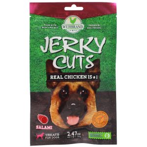 Bánh thưởng cho chó vị xúc xích WUJI Jerky Cuts Salami Flavour