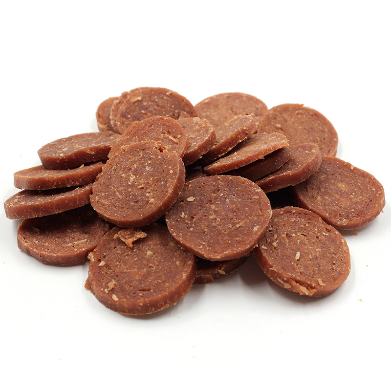 Bánh thưởng cho chó vị xúc xích WUJI Jerky Cuts Salami Flavour