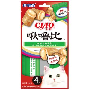 Bánh thưởng cho mèo CIAO vị thịt gà phi lê & cá chép nướng