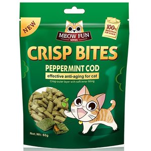 Bánh thưởng cho mèo vị bạc hà MEOW FUN Peppermint Cod