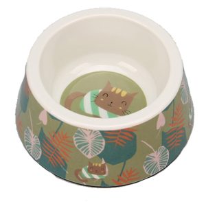 Bát ăn cho chó mèo bằng nhựa tròn BOBO Plastic Bowl 3062