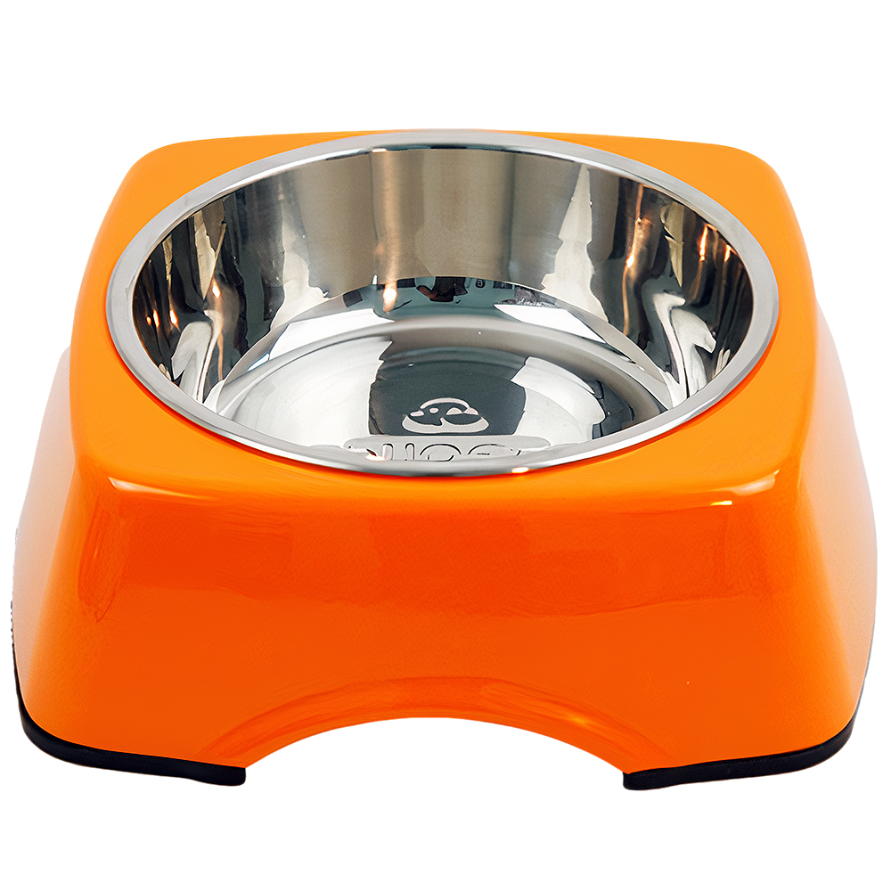 Bát ăn cho chó mèo tráng men inox SUPER DESIGN Square Bowls
