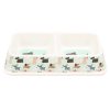 Bát ăn đôi cho chó mèo bằng nhựa BOBO Plastic Bowl 3029