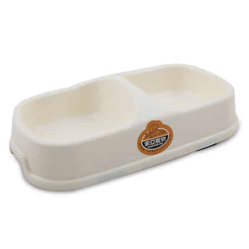 Bát ăn đôi cho chó mèo bằng nhựa SAWYER PET