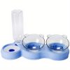 Bộ bát ăn uống cho chó mèo PAW The Meow Head 3in1 Bowl