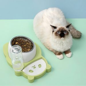 Bộ bát ăn uống cho chó mèo PAW The Panda Bowl