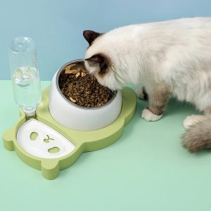 Bộ bát ăn uống cho chó mèo PAW The Panda Bowl