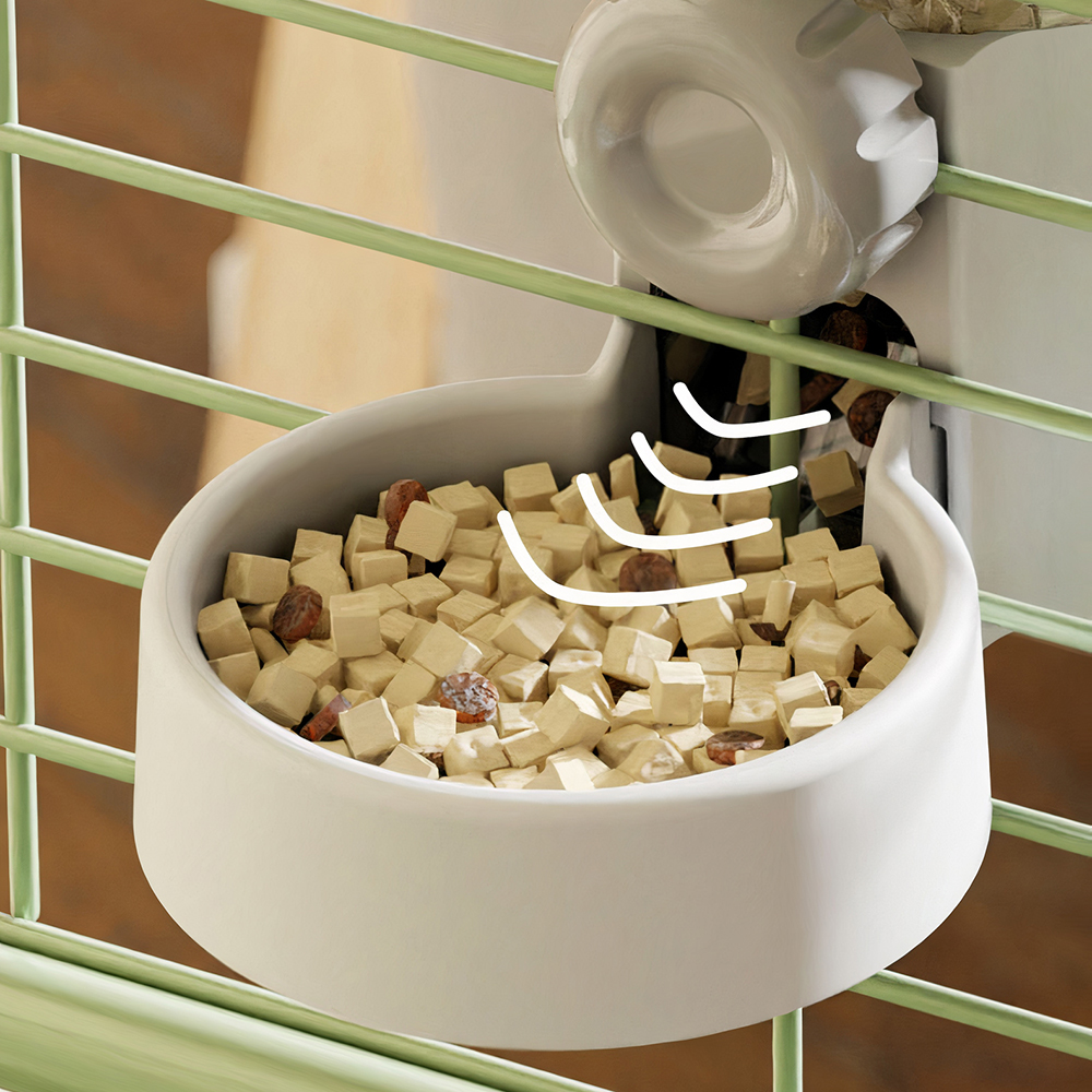 Bộ bát ăn và bình nước treo chuồng chó mèo PAW Hangable Pet Water / Pet Food Feeder