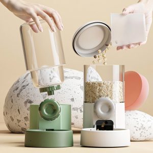 Bộ bát ăn và bình nước treo chuồng chó mèo PAW Hangable Pet Water / Pet Food Feeder