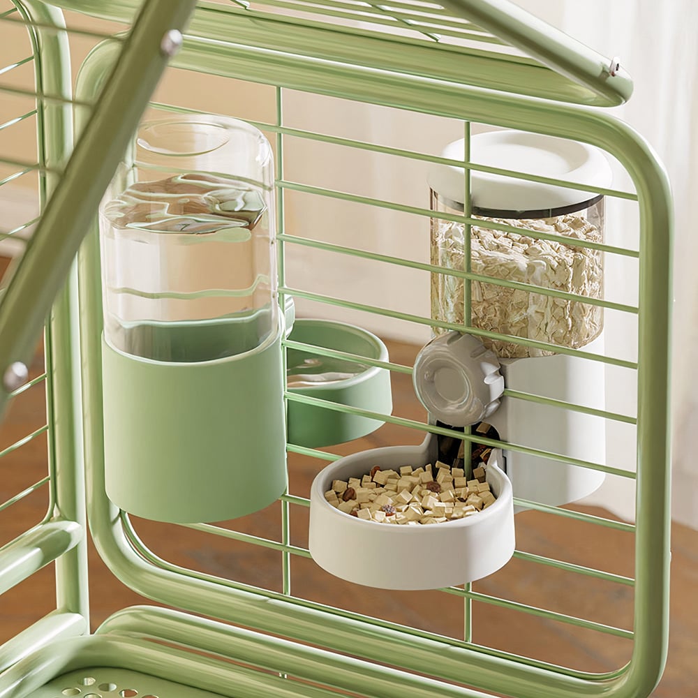 Bộ bát ăn và bình nước treo chuồng chó mèo PAW Hangable Pet Water / Pet Food Feeder