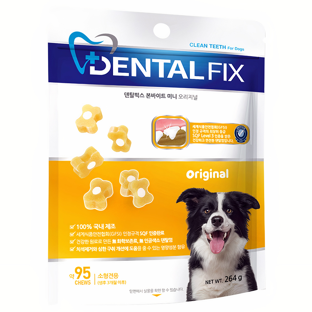 Kẹo nhai sạch trắng răng cho chó vị nguyên bản BOWWOW Dental Fix Original