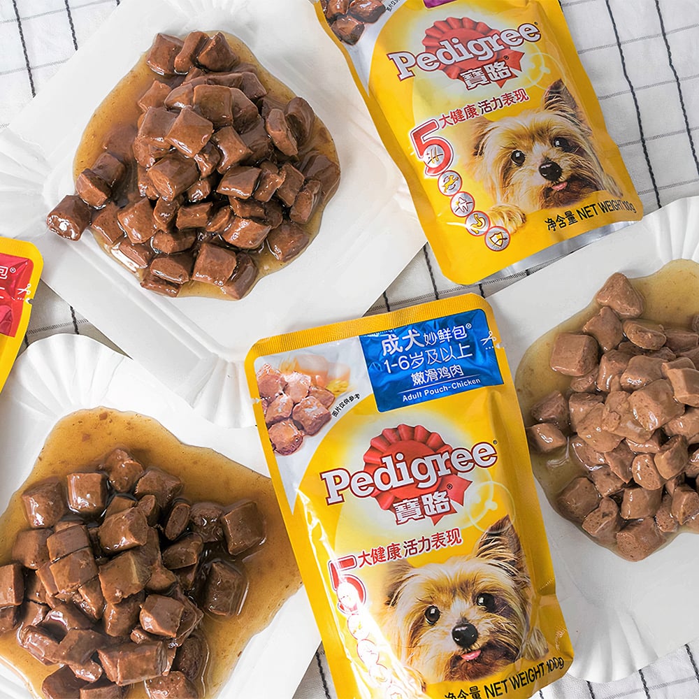 Pate cho chó nước sốt vị thịt gà PEDIGREE Pouch Chicken 2