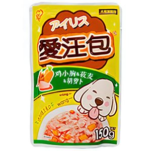 Pate cho chó trộn vị IRIS OHYAMA Aiwang Chicken Carrot Oat