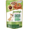 Pate cho chó vị gà viên sốt rau củ JERHIGH Chicken Chunks Vegetable In Gravy