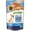 Pate cho chó vị thịt gà nướng hầm nước sốt JERHIGH Grilled Chicken Chunks In Gravy