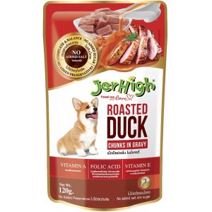 Pate cho chó vị vịt quay sốt nước thịt JERHIGH Roasted Duck Gravy 1
