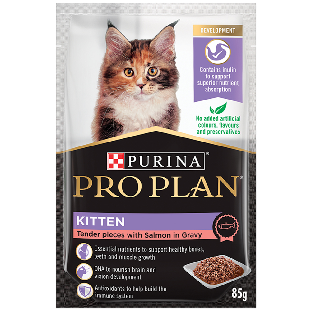 Pate cho mèo con vị cá hồi PURINA PRO PLAN Kitten Salmon Gravy