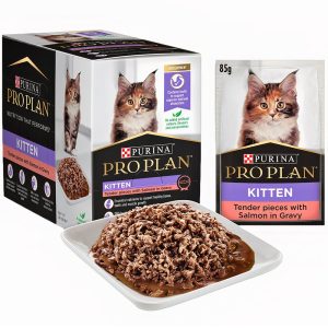 Pate cho mèo con vị cá hồi PURINA PRO PLAN Kitten Salmon Gravy