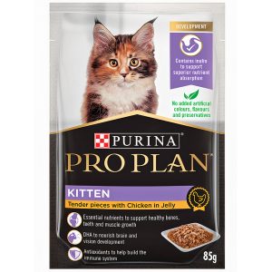 Pate cho mèo con vị thịt gà PURINA PRO PLAN Kitten Chicken Jelly