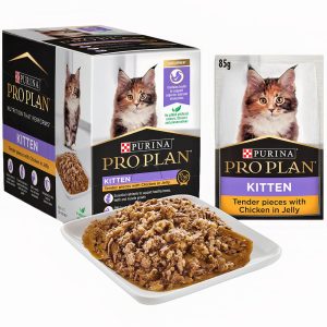 Pate cho mèo con vị thịt gà PURINA PRO PLAN Kitten Chicken Jelly 1