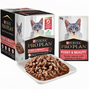Pate cho mèo kén ăn và làm đẹp lông PURINA PRO PLAN Fussy Beauty