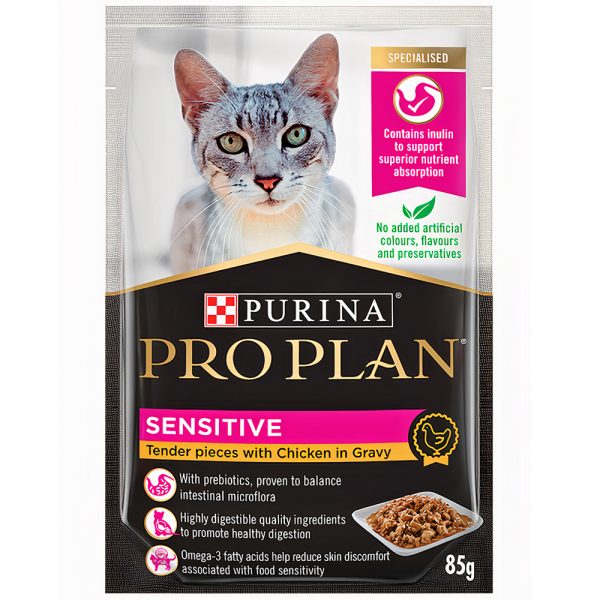 Pate cho mèo kích thích tiêu hóa PURINA PRO PLAN Sensitive