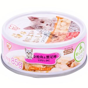 Pate cho mèo vị cá ngừ trộn thịt cua IRIS OHYAMA Tuna Crab
