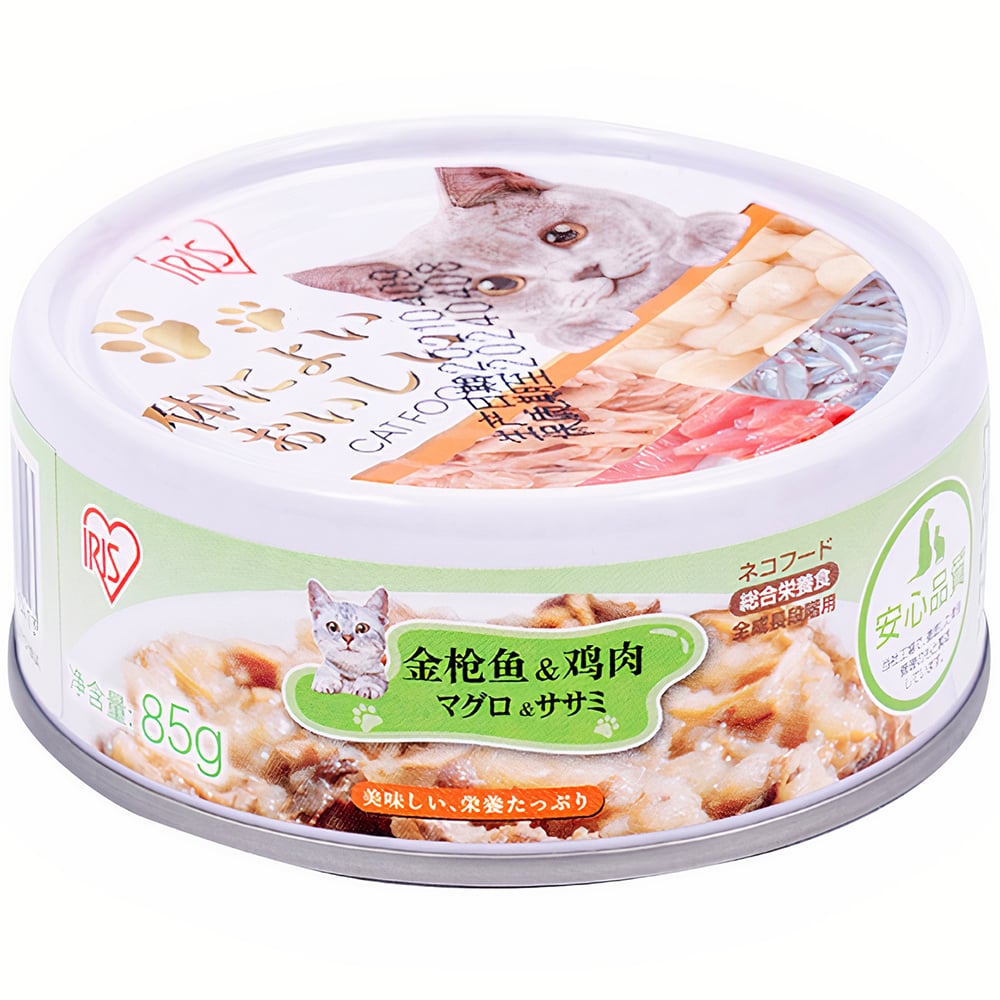Pate cho mèo vị cá ngừ trộn thịt gà IRIS OHYAMA Tuna Chicken