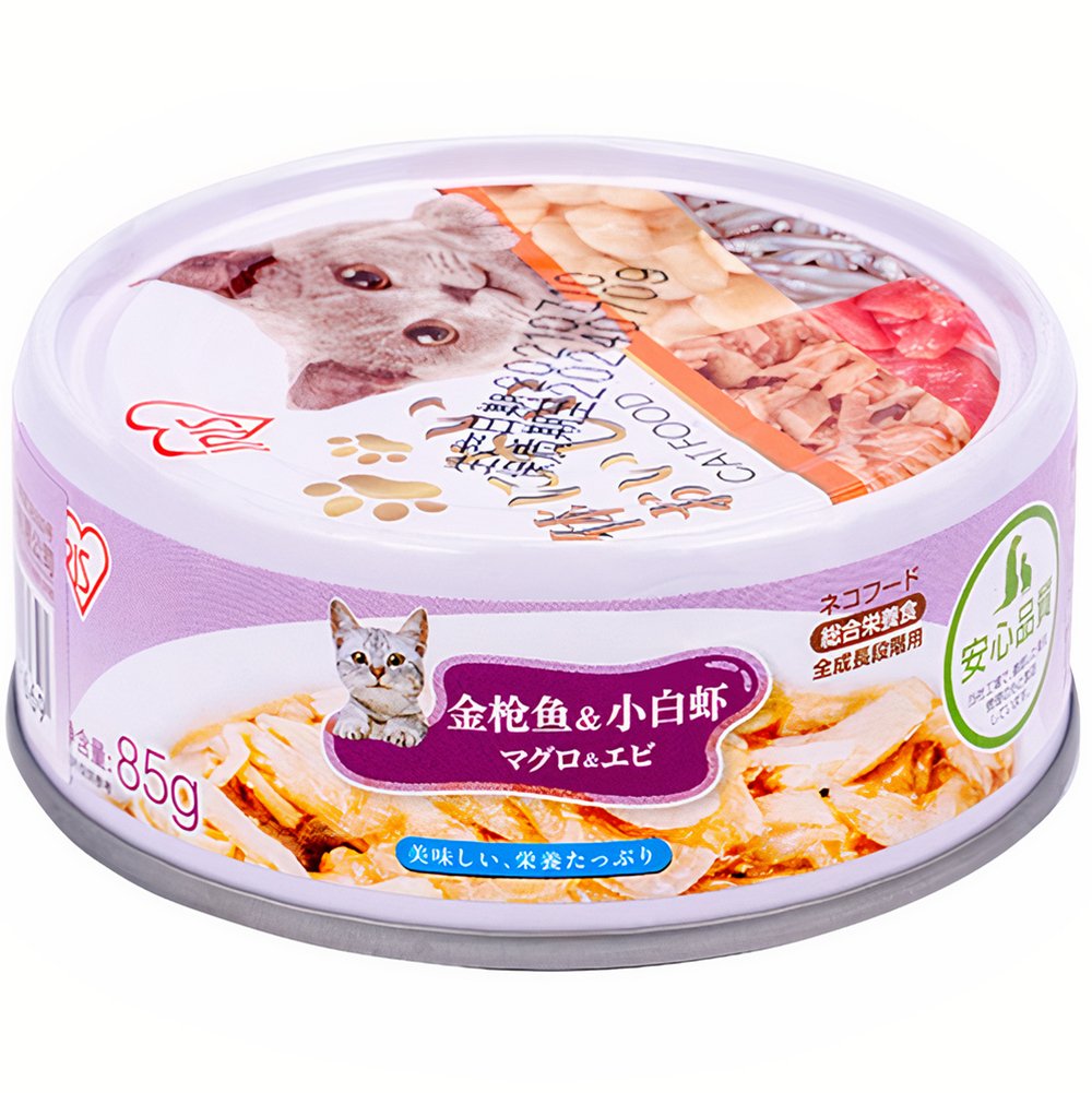Pate cho mèo vị cá ngừ trộn thịt tôm IRIS Tuna Shrimp