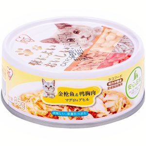 Pate cho mèo vị cá ngừ trộn thịt vịt IRIS Tuna Duck
