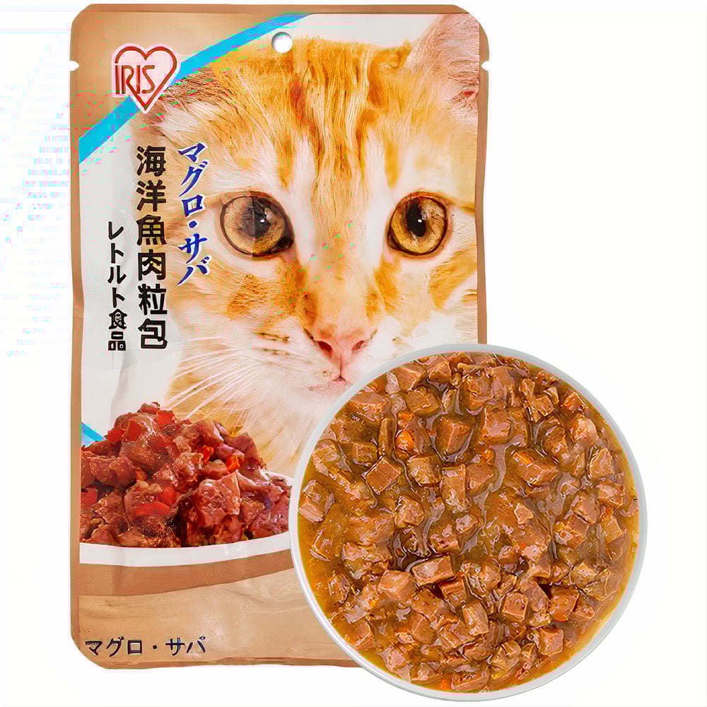Pate cho mèo vị cá ngừ và cá chub IRIS OHYAMA Tuna Chub