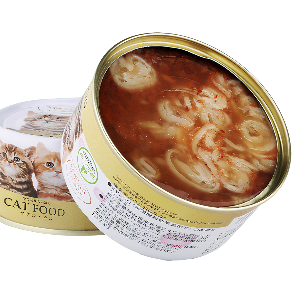 Pate cho mèo vị cá ngừ và cua IRIS Tuna Crab Cat Food