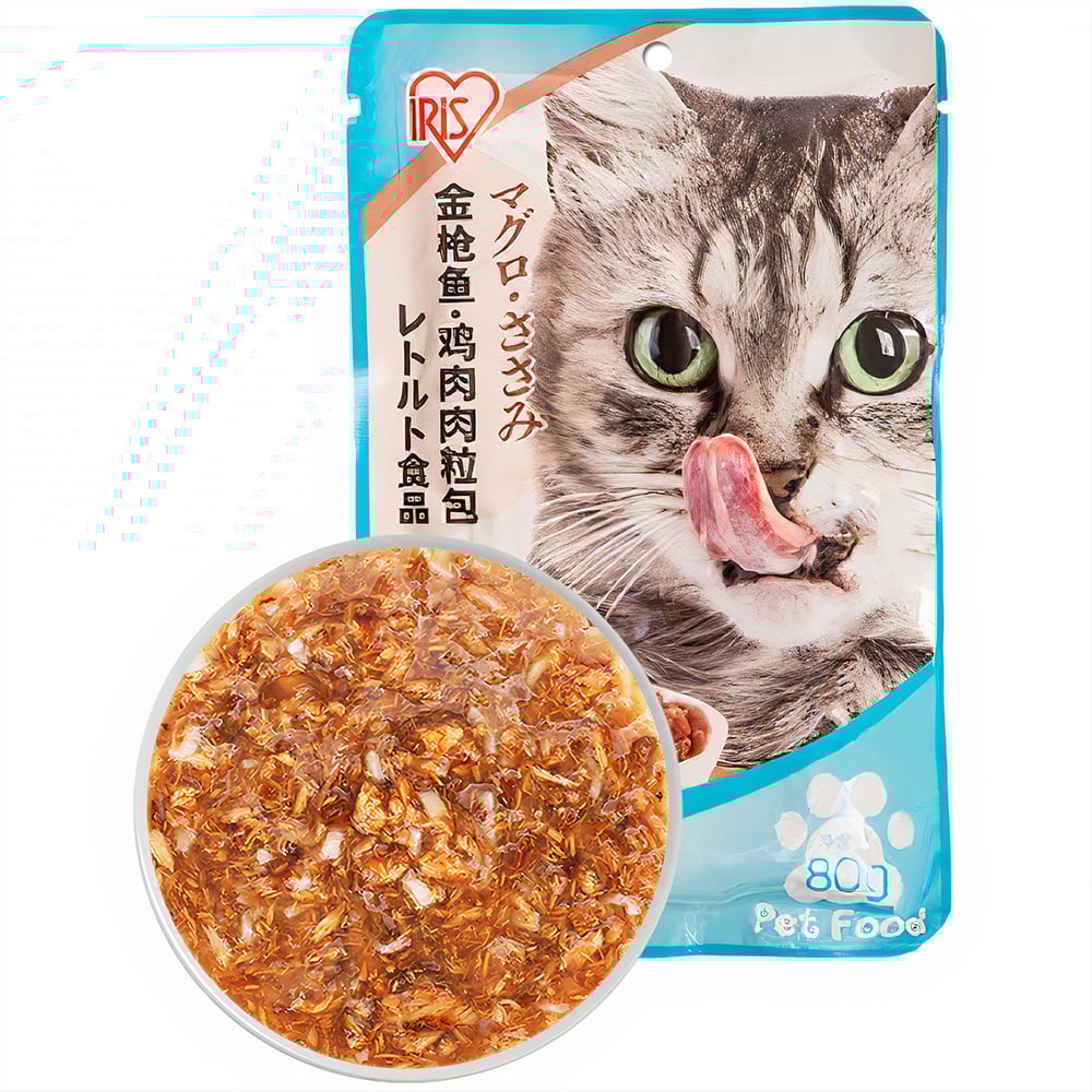 Pate cho mèo vị cá ngừ và thịt gà IRIS OHYAMA Tuna Chicken