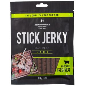 Que bánh thưởng cho chó BOWWOW Stick Jerky Lamd