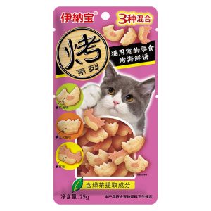 Snack bánh thưởng cho mèo CIAO Chicken, Salmon & Shrimp vị thịt gà, cá hồi và tôm