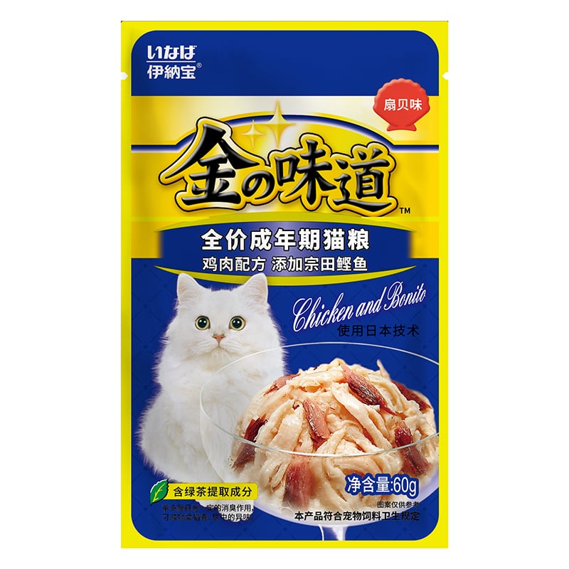 Sốt pate cho mèo CIAO vị ức gà và thịt cá bào nhật