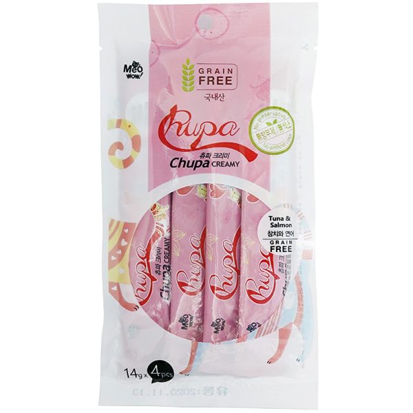 Súp thưởng cho mèo MEOWOW Chupa Creamy Tuna Salmon