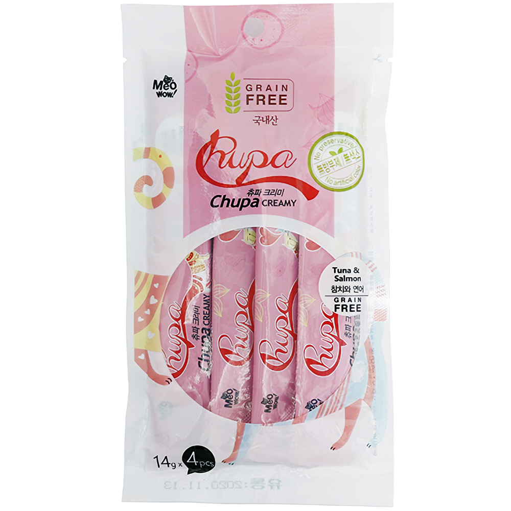 Súp thưởng cho mèo MEOWOW Chupa Creamy Tuna Salmon