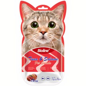 Súp thưởng cho mèo vị cá ngừ cá hồi BIOLINE Tuna Salmon