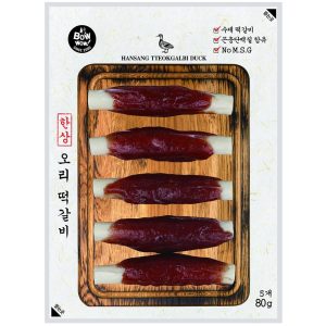 Thịt vịt cuộn thanh sữa cho chó BOWWOW Hansang Tteokgalbi Duck