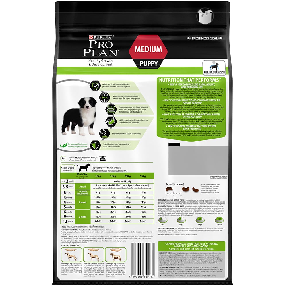 Thức ăn cho chó con PURINA PRO PLAN Medium Puppy 2